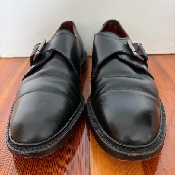 Allen Edmonds Norwich leather single monks, 11 E